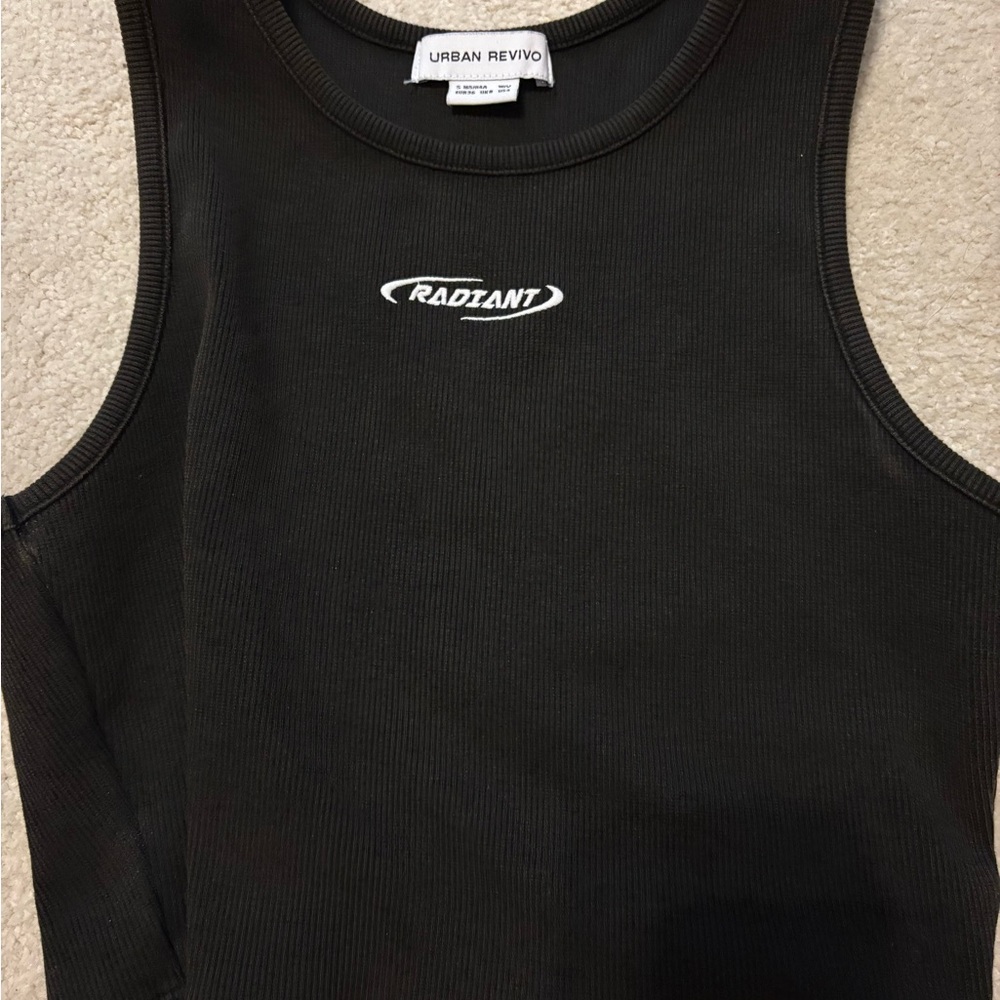 Classic Black Athletic Tank Top